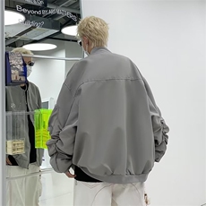 美式街头设计感棒球服外套男秋季潮外套W185P60，男装夹克，星座1116-2