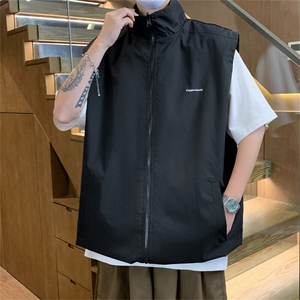 MJ156/P55满天星马甲两面穿休闲男宽松情侣百搭两面服背心外套图片
