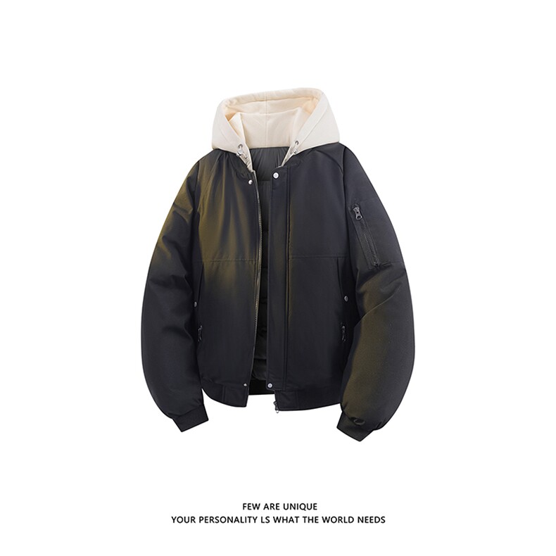 白底A2357P88-美式潮牌工装棉服男女冬季宽松休闲假两件外套,男装棉衣,电商B241