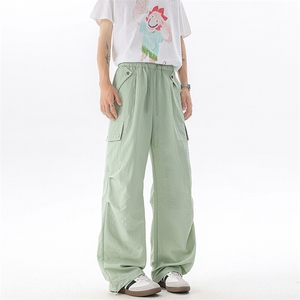 美式阔腿降落伞兵工装裤男夏季冰丝薄款防晒冲锋登山裤子KZ055P50图片