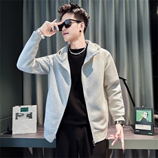 W1918-P78控108男士时尚连帽开衫卫衣外套2025新款春秋季男装上，女装短外套，星座102A（原电商D309-1）