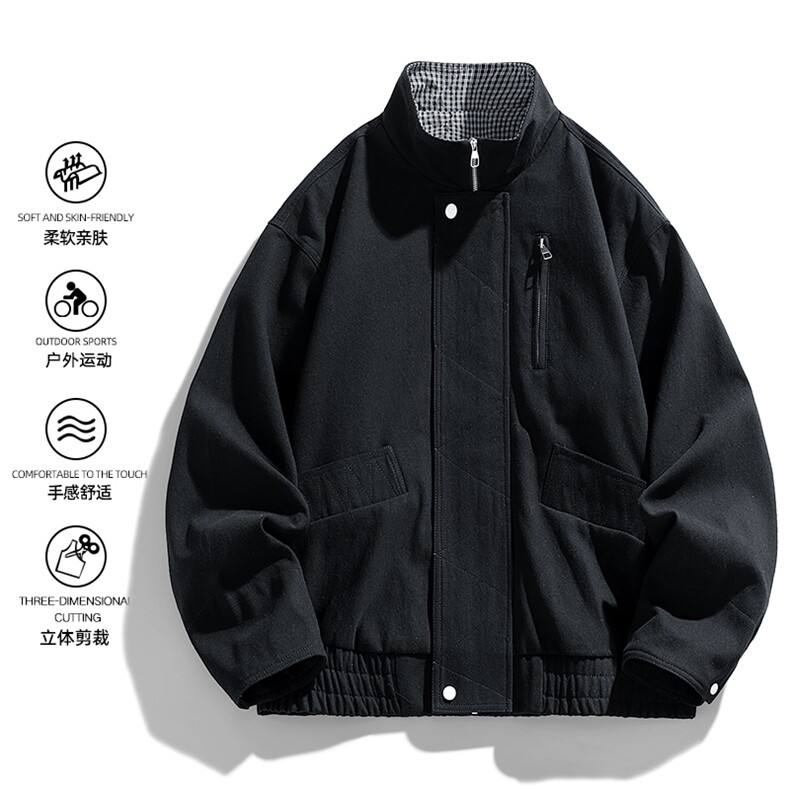 美式vintage豹纹衬衫夹克牛仔短袖外套设计感JK02528-P90,男装衬衫,星座308B-2