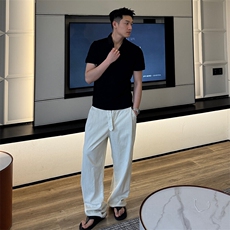 7A抑菌220克丝光珠地高品质常年主推短袖T恤翻领Polo衫T0257，男装T恤，电商D342
