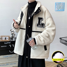 冬装青少年羊羔绒外套加绒加厚刺绣羽绒服男女8103-P185控价258，男装羽绒服，电商A441-1
