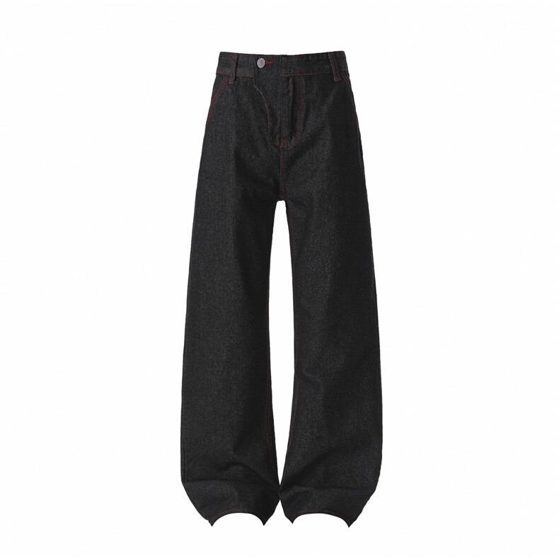 美式cleanfit明线原牛微喇牛仔裤809B-N1609-P50,男装牛仔裤,星座809B（原星座805）