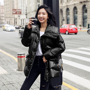 时尚潮流冬季新款女装羽绒服 修身显瘦可翻可立领设计 保暖轻盈外套图片