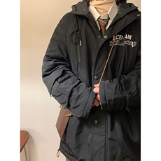 美式复古潮牌ins冬季连帽棉服男外套JK22402-p135-控158，男装棉衣，星座605(原A050)