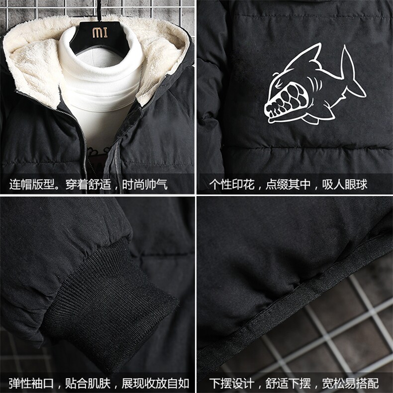 MY16041-P100加厚加绒衣男面包服男大码服男袄男外套男,男装棉衣,电商A040A