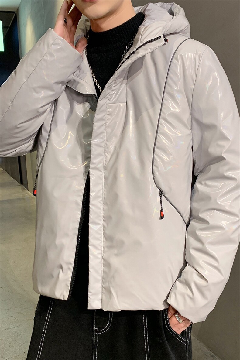 羽绒服男冬季新款加厚保暖上衣中青年休闲白鸭绒男士时尚潮流外套,男装羽绒服,电商B212（原钱塘6029）