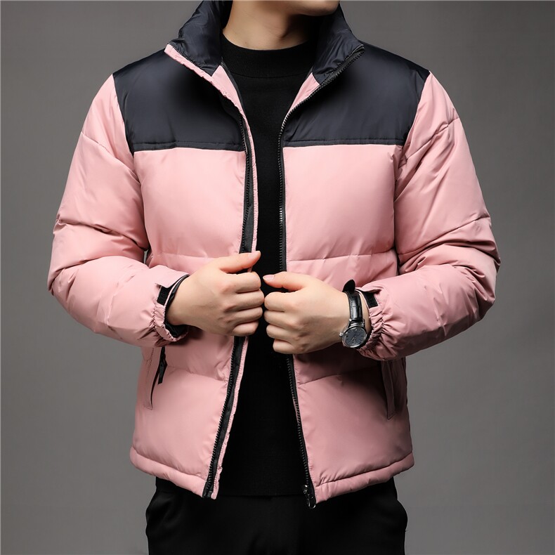 秋冬季新款立领羽绒服男士白鸭绒轻薄潮服休闲潮流韩版保暖外套,男装羽绒服,钱塘6003（原4033）