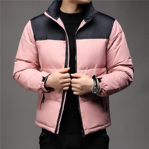 秋冬季新款立领羽绒服男士白鸭绒轻薄潮服休闲潮流韩版保暖外套图片