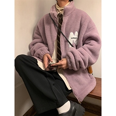羊羔毛棉衣外套加厚棉服夹克厚港风日系棉袄1016-1W57P118K158，男装夹克，星座1016-1（原电商B408-1）
