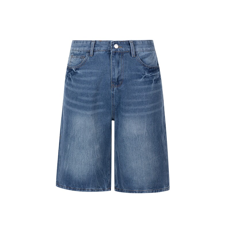 牛仔短裤男夏季新款裤子宽松美式男士休闲复古裤XZ212-QDK228-P39，男装牛仔裤，星座212