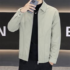 男潮牌短款羽绒服2025新款痞帅翻领夹克外套，男装羽绒服，星座914