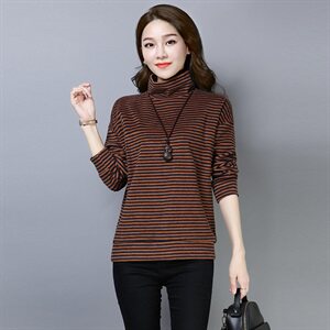 条纹潮流拼接气质时尚休闲长袖2021年秋季卫衣/绒衫,女装卫衣/绒衫,独衣靓