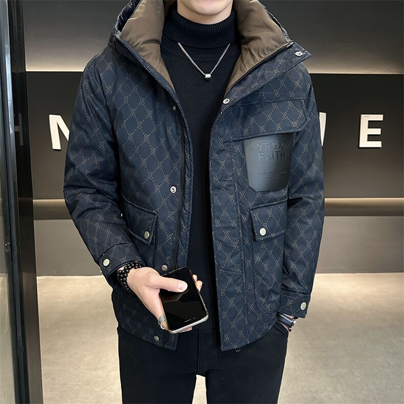 标50羽绒服冬季新款连帽羽绒服男外套(控券后298)23758-P255,男装羽绒服,电商B338