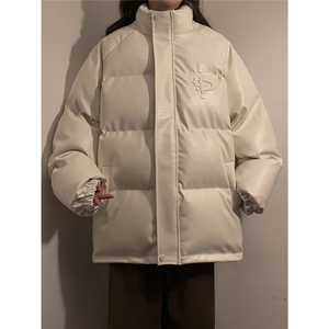 1中性鳄鱼纹钢印字母设计大码M-5XL潮流棉衣男MY77722P128控168图片