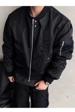 短款外套男小众棒球服双面穿霜冻夹克防风常规1039P85，男装夹克，电商D256-2(原A064-2)