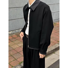 翻领高级感外套男美式小众cleanfit短宽痞帅休闲夹克，男装夹克，星座410-7