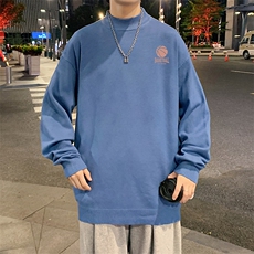 半高领毛衣男士大码针织衫男毛线衣男M18237-P45加绒款-P65，男装针织衫/毛衣，电商A040