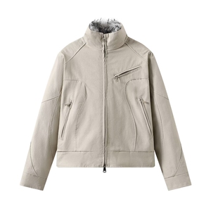 2025美式座山雕毛领棉服夹克男女冬季cleanfit工装外套MF364-P188图片