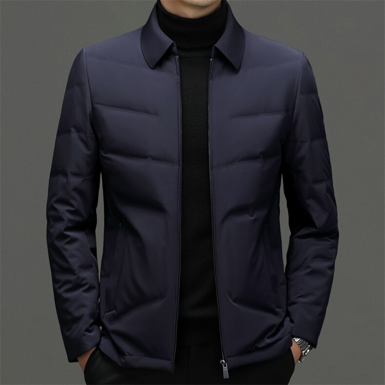 CKE1707钱塘2020-2新款商务冬季休闲厚款中年男士羽绒服P265,男装羽绒服,钱塘207-2