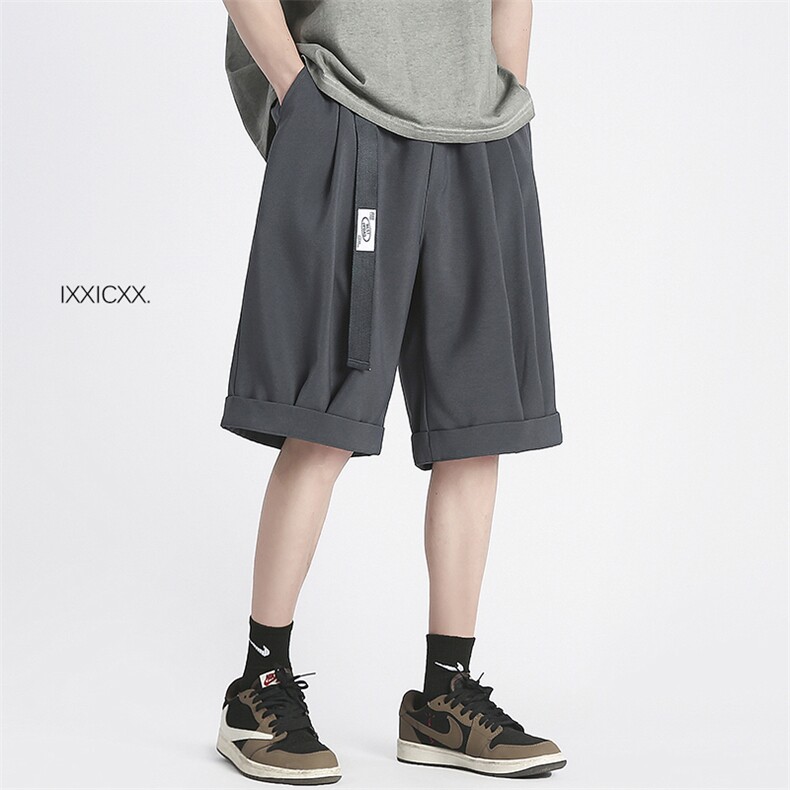 2023夏季日系复古薄款休闲短裤男韩版大码五分西装裤DK94-P45,男装休闲裤,电商A082