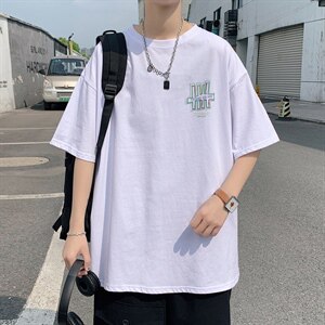 转化7%！数据好2021夏季新款男士短袖T恤百搭半袖体恤衫T2155P28图片