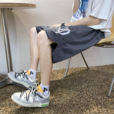 2022夏新款港风宽松大码字母刺绣休闲短裤运动裤DK02-P45，男装休闲裤，星座914-3