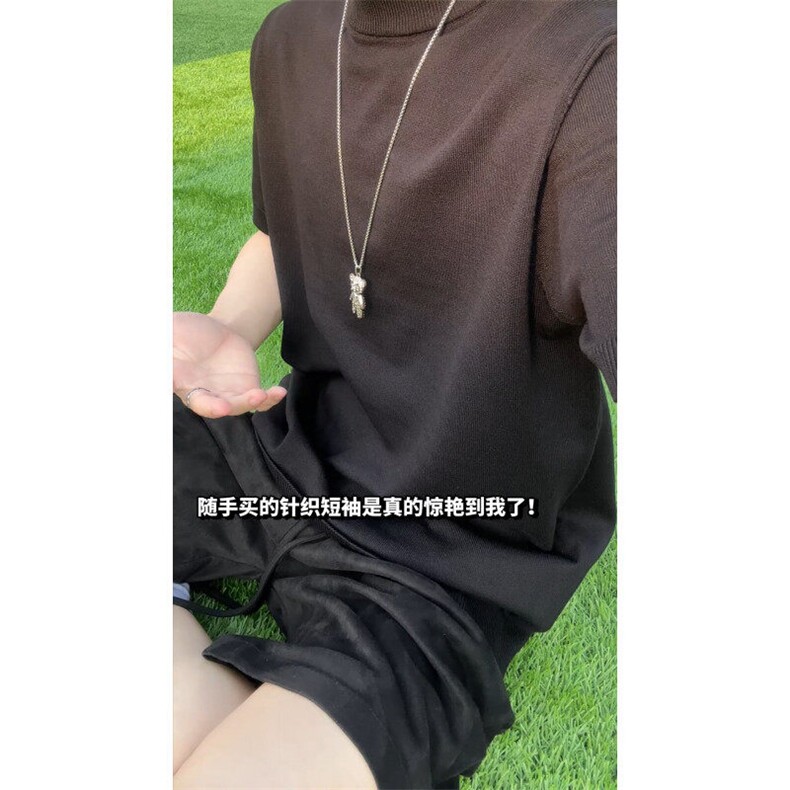 XZ809A/MTTT03/P45/控58冰爽丝针织杉圆领T恤高品质,男装针织衫/毛衣,星座809A(原222-1)