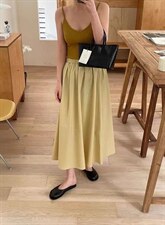 现货高密水洗百搭半身裙子伞裙，女装半身裙，斐媞梦