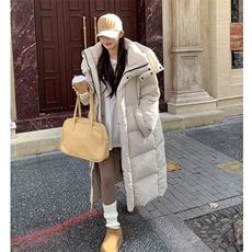 过膝长款超大被子棉服学生外套2025冬装新款女连帽加厚，男装棉衣，星座1210-1