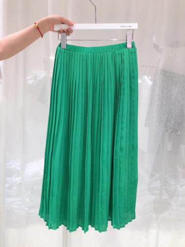 百褶半裙，女装半身裙，AMO