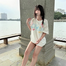 万针全刺绣工艺抖音得物高品质260克重磅纯棉双纱美式高街短袖T恤，男装T恤，电商A486-1