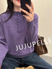 2025年秋季时尚百搭通勤简约休闲打底衫，女装针织衫/毛衣，源达羊绒