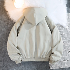 新款座山雕美式复古显高连帽棉服外套加绒毛领棉衣MY2585P100，男装棉衣，电商A128