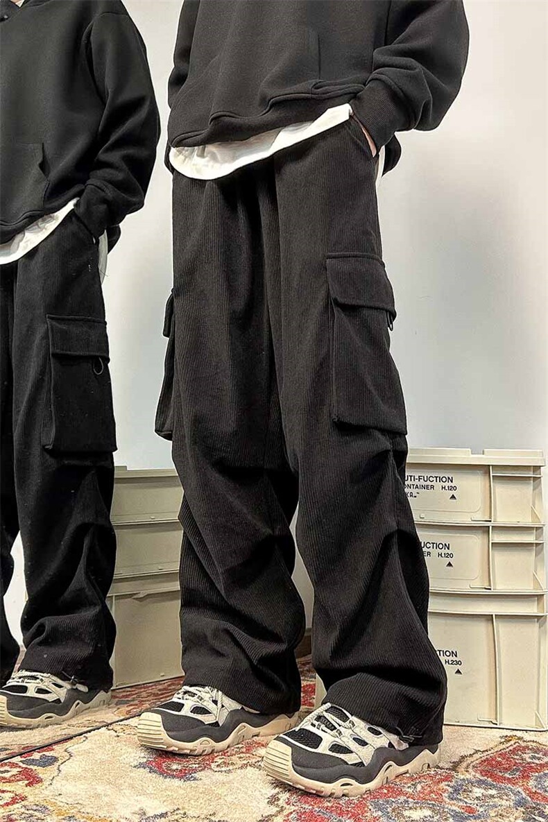 903-SK38-特P50【79】灯芯绒复合加厚工装裤降落伞裤！2,男装工装外套,星座903
