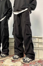 903-SK38-特P50【79】灯芯绒复合加厚工装裤降落伞裤！2，男装工装外套，星座903
