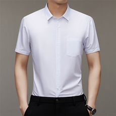 BSS408男式2023年夏季新款衬衫男短袖商务时尚休闲衬衣男装P50，男装衬衫，电商B360