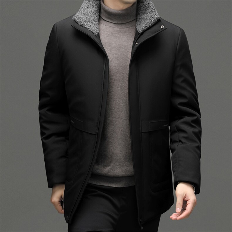 BJM15304钱塘2020-2冬季厚款商务休闲立领中年男士棉衣P97,男装棉衣,钱塘207-2