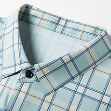 男士2023年夏季新款百搭无痕衬衫男短袖商务休闲衬衣男，男装衬衫，电商B360