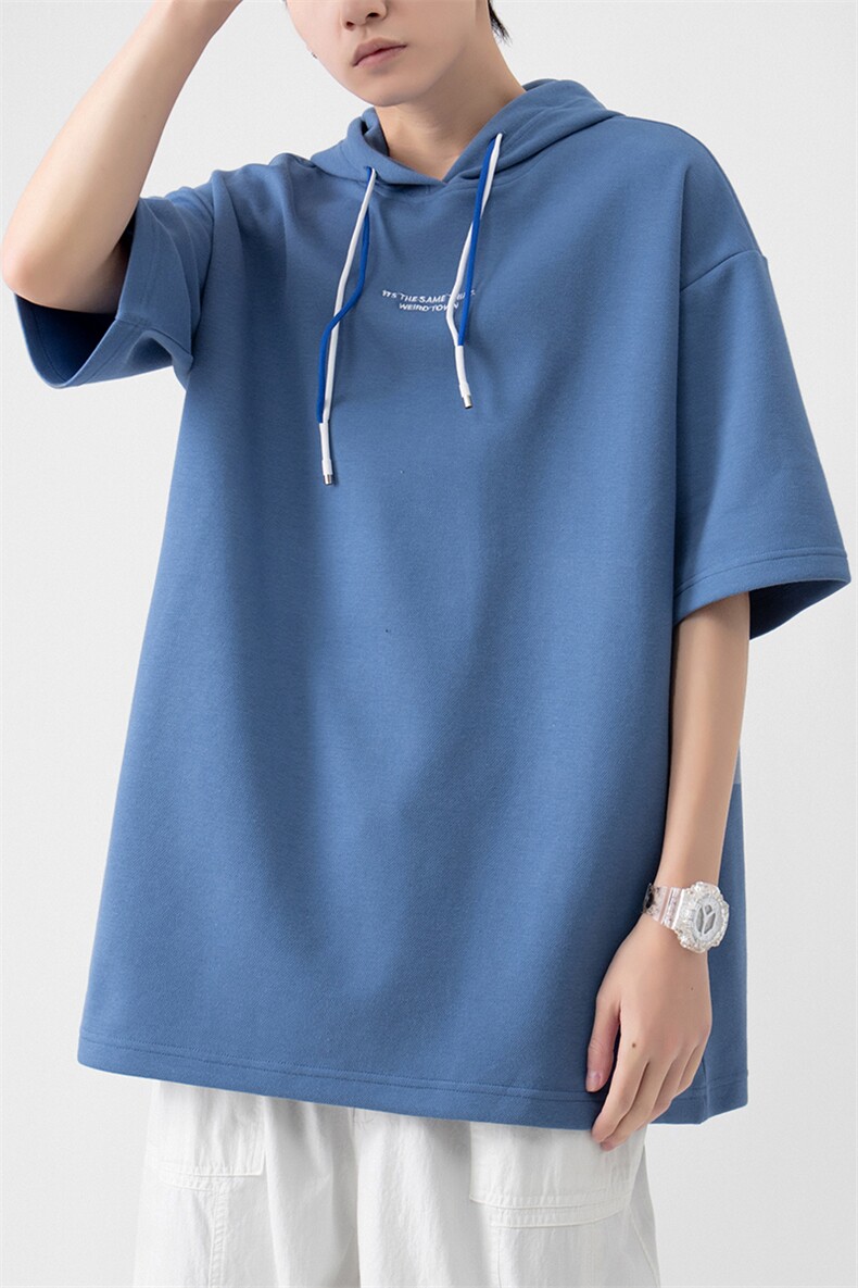 夏季新款潮牌时尚ins字母刺绣潮流男士短袖ZDL3208-P50,男装T恤,星座717