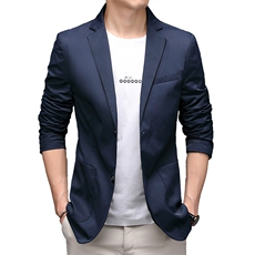 CD186612钱塘2020-2春秋薄款时尚休闲帅气中青年男士西服P152，男装西服，钱塘207-2