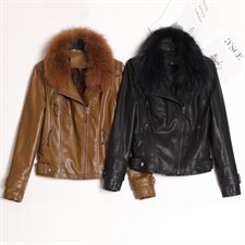 主推短款皮衣秋装2022年新款女时尚气质韩版修身显瘦减龄皮，女装皮衣，潮流依族