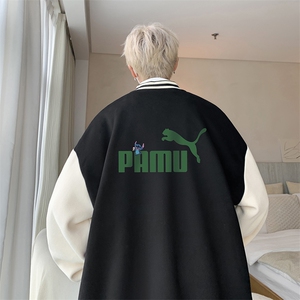 摇粒绒棒球服男大码开衫卫衣男夹克 BF86227-P65图片