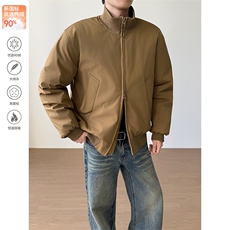 90白鸭绒夹克冬季短款美式羽绒服保暖外套男5D1143-TP109不，男装夹克，电商A102