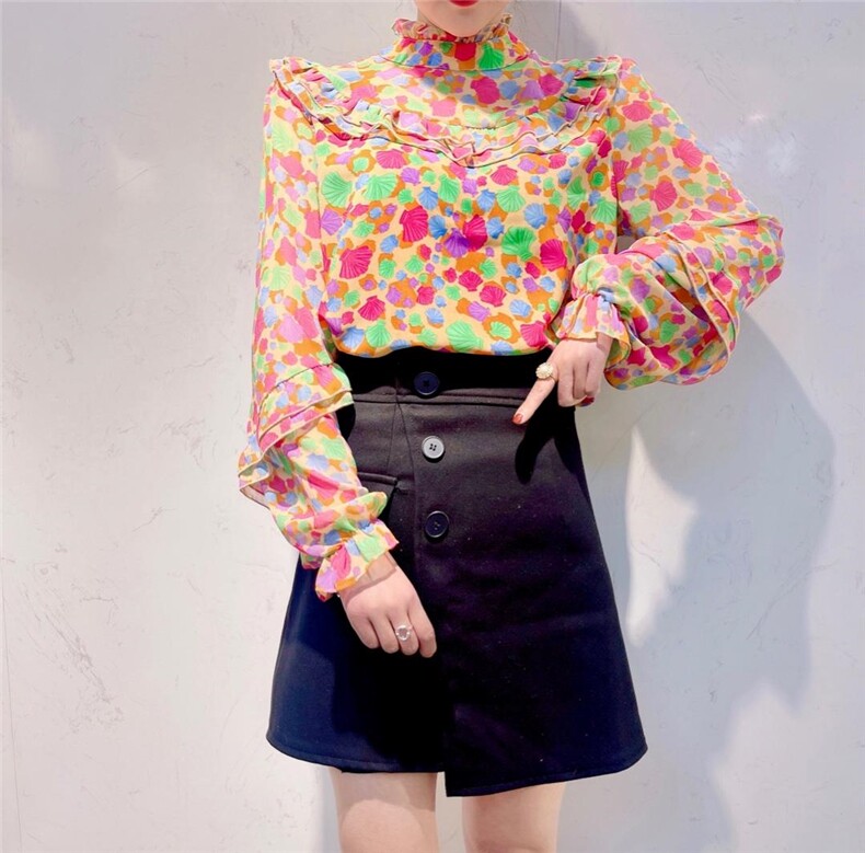 花瓣设计感小衫，其它，青橙愫(7F)