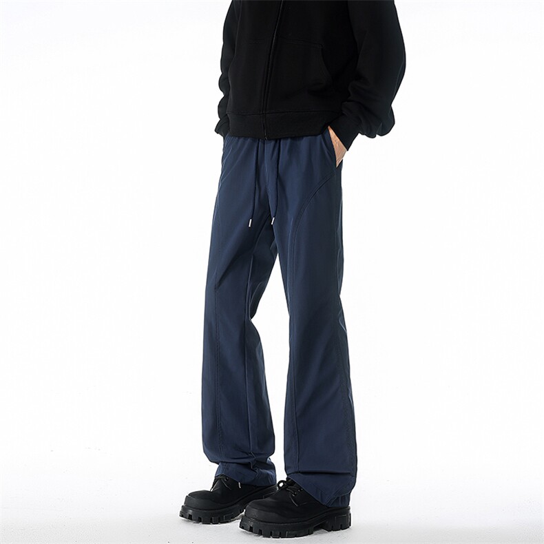 首单10W件唯品品质可二开5X3040-TP14不显瘦大码微喇休闲裤，男装休闲裤，电商A102