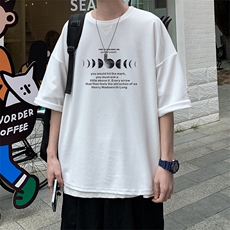 Q11135-P30春夏季七分袖t恤男大码五分袖男短袖中袖，男装T恤，电商A040