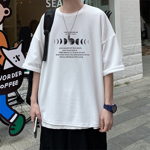 Q11135-P30 春夏季七分袖t恤男大码五分袖男短袖中袖图片